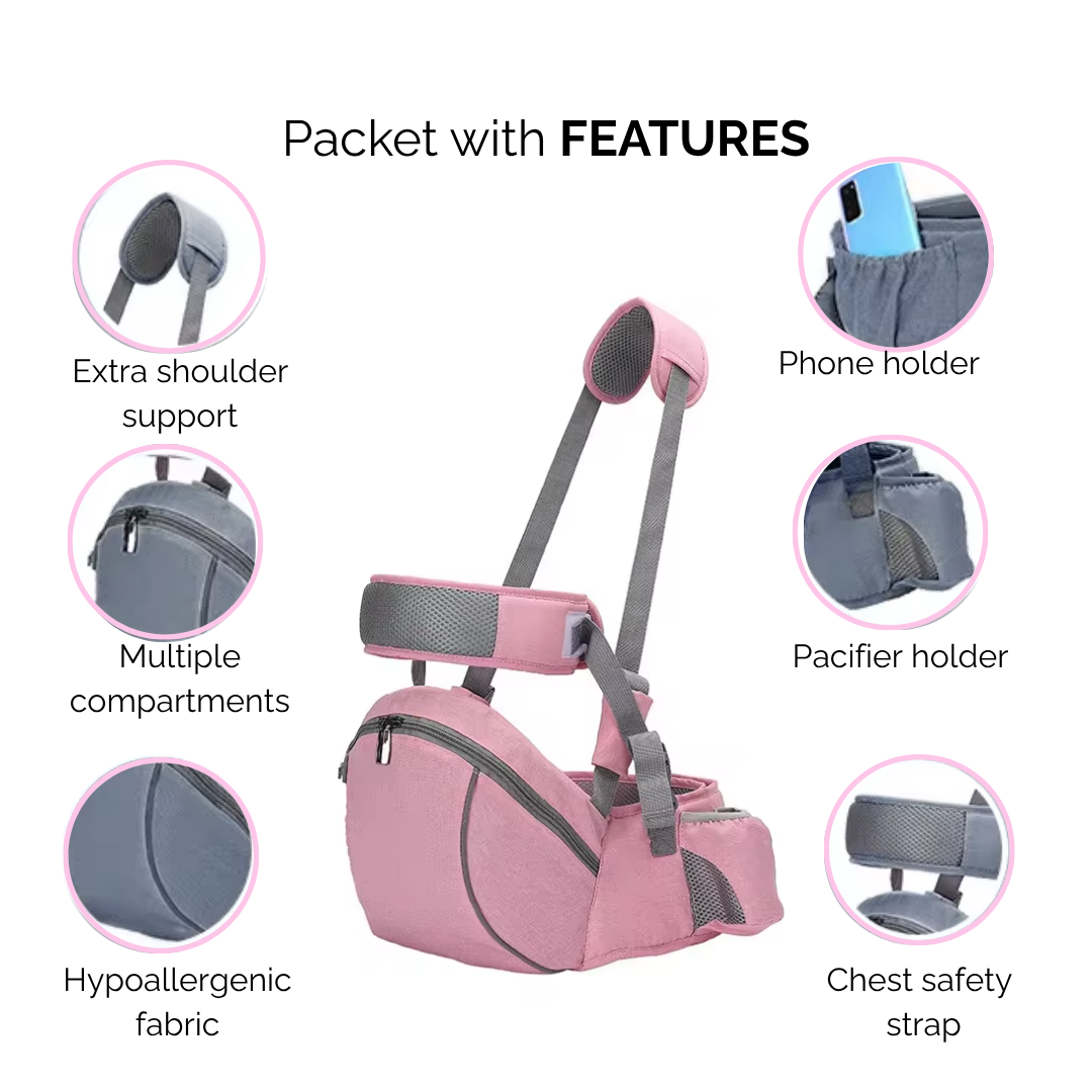 Carry by Milu™ 3-in-1 Hip Seat Carrier