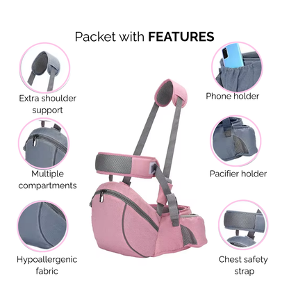 Carry by Milu™ 3-in-1 Hip Seat Carrier